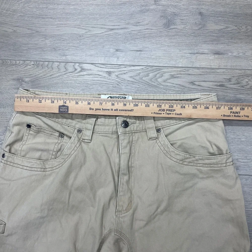Mountain Khakis Camber 105 Pant Mens 35x30 Tan Classic Fit Canvas Work Trousers